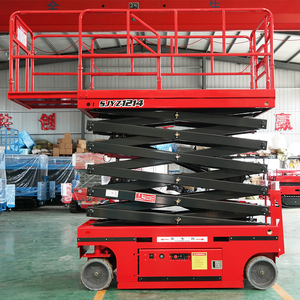 Piattaforma di Lavoro Aerea Elettrica Semovente Certificata CE, Piattaforma a Forbice Industriale 6-16m - Product Image 4