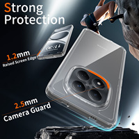 Étui de téléphone portable transparent antichoc en cristal pour Redmi Note 15 Pro 4G, coque en PC