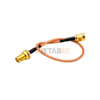Câble pigtail SMA à polarité inversée de 20 cm à faible perte, connecteur d'antenne coaxiale RP SMA mâle vers femelle haute performance