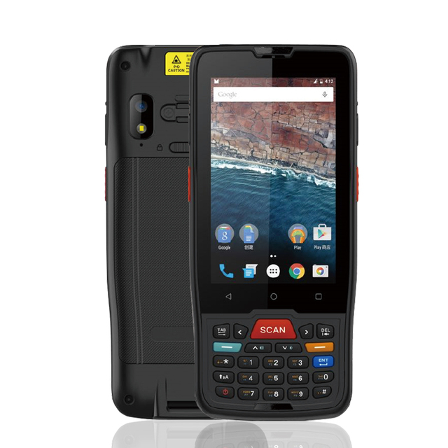IP65 Rugged Android Mobile Handheld PDA Cheap Industrial Level 4 Inch Barcode Scanner with NFC RFID Reader for Data Collection