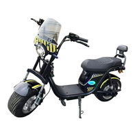 Citycoco 1800W EEC COC CE DOT Scooter Eléctrico de Dos Ruedas con Suspensión, Horquilla Delantera y Freno de Disco para Adultos