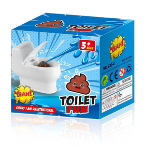 Jouet de pulvérisation d'eau en plastique amusant pour garçons, mini toilette, nouveauté, vente chaude TikTok - Product Image 4