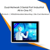 Panel PC industrial con pantalla táctil todo en uno de 12.1 pulgadas X86 Rk3568 sin ventilador, Intel J6412 I5 I7, sistema operativo Linux/Windows, en stock.