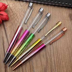 Bolígrafo de Metal Vacío Creativo Promocional DIY con Recarga Parker, Tinta Negra/Azul, Diseño Brillante y Colorido - Product Image 2