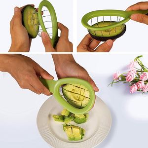 Fruit <b>Cutter</b> Kitchen <b>Multifunctional</b> Fruit <b>Cutter</b> 304 Stainless Steel Fruit Pulp Separator Avocado <b>Cutter</b> - Product Image 3