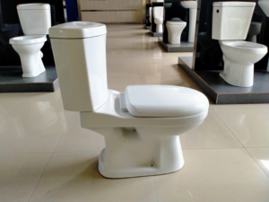 <span class=keywords><strong>WC</strong></span> en céramique deux pièces à chasse d'eau par gravité, à poser au sol, avec siphon en S, pour l'Argentine - Product Image 3