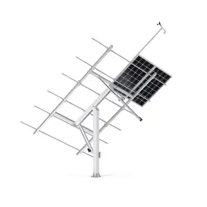 Двухосевой Солнечный трекер Pv система слежения 3-4 кВт умный трекер мощность чистой энергии Солнечный трекер крепление