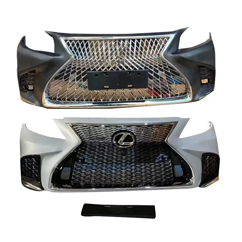 FULI Auto part PP Material Front bumper grille For lexus LS600H Ls460 2006-2012 New 2020 F sport Style facelifts car bumpers