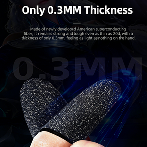 Fundas Protectoras para Dedos de Juego Personalizadas, Fundas Protectoras para Dedos de Fibra Plateada Profesional para Juegos de Teléfono Móvil Pubg <span class=keywords><strong>Freefire</strong></span> - Product Image 4