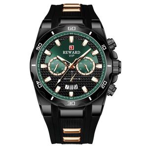 REWARD RD83008M Relojes de Hombre de Marca Superior, Reloj Deportivo de Moda con Correa de Silicona, Reloj de Lujo para Hombre con Fecha, Cronógrafo de Cuarzo Resistente al Agua - Product Image 5