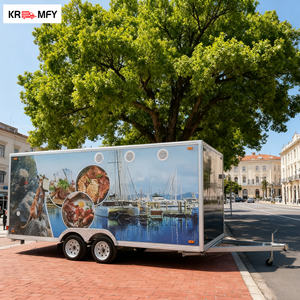 Remorque mobile de restauration en fibre de verre avec capacités de service de café, de jus et de collations - Product Image 5