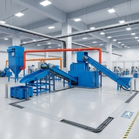 Machine de recyclage du verre laminé usagé, équipement de séparation du film PVB, ligne de production de recyclage du verre pare-brise