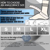 Chaussettes de compression de soutien de la cheville en cuivre pour le sport et le fitness, attelle de cheville, vente en gros