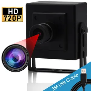 ELP מונוכרום הגלובלי תריס USB Webcam תעשייתי גבוהה מהירות 60fps 1280*720 מצלמה מודול עבור Windows Linux Mac אנדרואיד