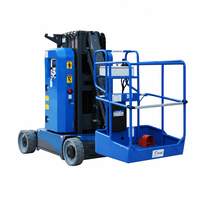 Plateforme de travail aérienne électrique automotrice AMWP10-7110, prix usine, hauteur de travail 10m, capacité de charge 200kg