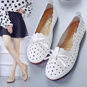 <span class=keywords><strong>2021</strong></span> nuevas sandalias de mujer Baotou de fábrica, zapatos semi-casuales transpirables con lazo de malla de puntos ondulados para verano e <span class=keywords><strong>invierno</strong></span> - Product Image 5