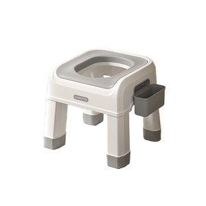 Closestool Squat Toilet Chair With Cup Holder For Adults Floor Mounted PP Material Anti Slip Foot <b>Pads</b> - Product Image 1