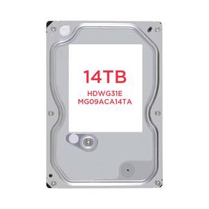 ฮาร์ดไดรฟ์ NAS ความจุสูง 14TB ขนาด 3.5 นิ้ว SATA III 7200RPM แคช 512MB รุ่น HDWG31E MG09ACA14TA - Product Image 1