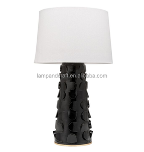 Lampe de bureau en bois noir pour hôtel, chambre d'hôtel, salon, chambre à coucher, bureau, éclairage et décoration de la maison - Product Image 2