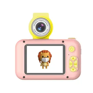Jouets d'appareil photo pour enfants pour 3-12 ans enfants garçons filles caméra vidéo numérique HD avec housse de protection en silicone naissance de noël