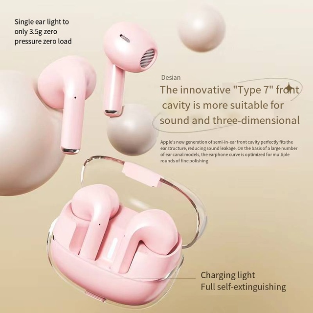 TM30 TWS Wireless Earbuds Touch Control BT 5.3 Type-C Fast-Charging Case LED Active Noise Cancelling Low Latency Headphones