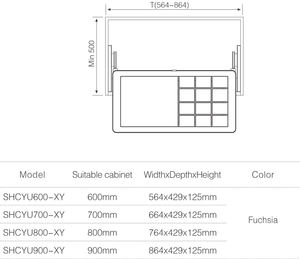 กล่องเก็บของอเนกประสงค์ แฟชั่นใหม่ สำหรับเก็บชุดชั้นใน ของใช้ในครัว เสื้อผ้า ของเล่น  ตะกร้าพลาสติกแบบโปร่ง สำหรับวางบนโต๊ะ - Product Image 5