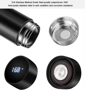 Borracce Termiche Intelligenti Personalizzate da 500ml con Display LED della Temperatura, in Acciaio Inossidabile - Product Image 4