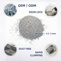 Lettiera per Gatti in Bentonite Frantumata ad Alta Assorbenza - 99,9% Senza Polvere, Argilla Naturale a Base di Sodio