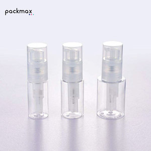 Wholesale 60ml 80ml 120ml transparent plastic PP skincare baby talcum powder <b>bottles</b> dry powder spray <b>bottles</b> with <b>pump</b> - Product Image 3