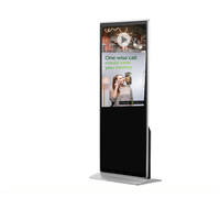 43 ''Señalización digital Carcasa de metal independiente Windows Android Información Quiosco Publicidad Máquina