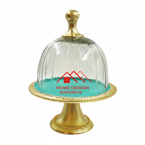 Support en métal supérieur en bois support de gâteau pour les décorations de fête à la maison Unique 2025 nouveau Design supports de gâteau de Table en bois - Product Image 1