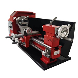 EY 400 <span class=keywords><strong>Micro</strong></span> Metal Mini Torno Máquina Precisión Velocidad variable 220V Centro de torneado Torno manual - Product Image 1