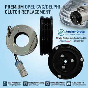 Nuovo Compressore Aria Condizionata Auto 12V <span class=keywords><strong>OPEL</strong></span> con Frizione 104/110MM AC.106.847 CVC/DEPHI Kit Frizioni Magnetiche AC Auto 5PK Puleggia ACTECmax - Product Image 3