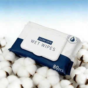 一次性无纺布湿巾 80片 柔软清洁湿巾 一次性清洁湿巾 - Product Image 1