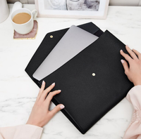 Housse de sac en cuir pour ordinateur portable 15.6 pouces, housse de sac pour ordinateur portable 14 pouces
