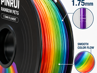 Filament PETG PINRUI 1,75 mm pour imprimante 3D, transition de couleur arc-en-ciel, macaron cosmique pour Bambu Lab Creality