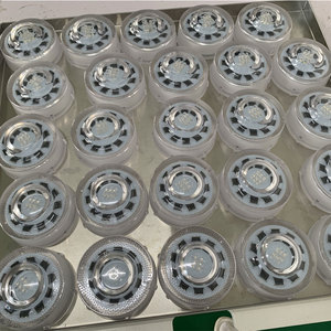 IP68 Bluetooth bulat berkedip sinkron harga produsen LED mata kucing lampu penanda trotoar kaca antigores kancing Jalan tenaga surya - Product Image 2