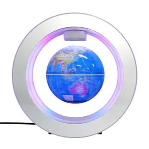 Новое поступление, светодиодные светильники R-образной формы, магнитный левитационный глобус, плавающий для семейных торжеств