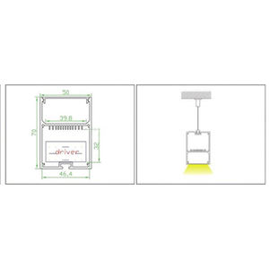 陽極酸化T5ヒートシンクアルミニウムLEDプロファイルを備えた内蔵ドライバーハイパワーLEDバー - Product Image 4