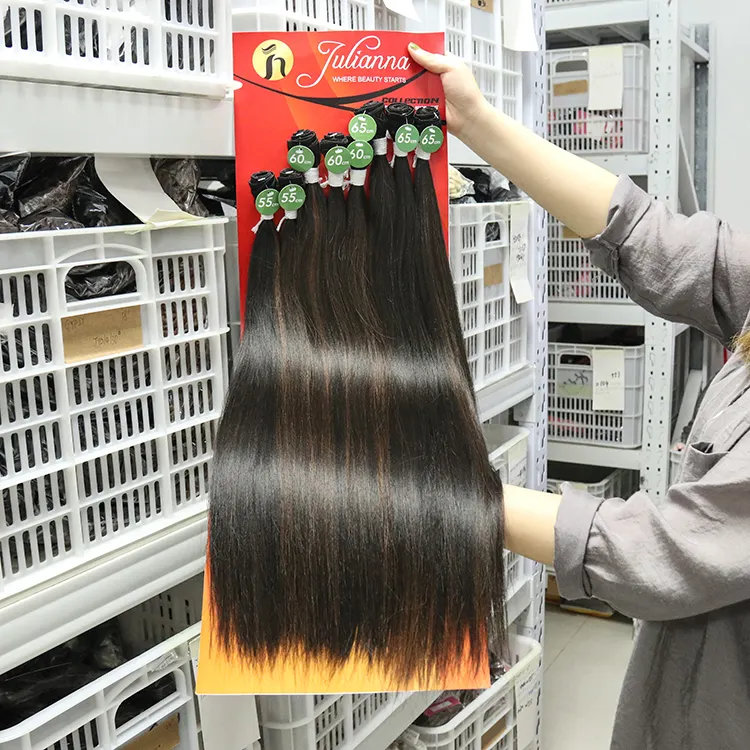 Julianna Synthetic Hair Extensions Organics Heat Resistant High Temperature Fiber Hair Packs Weft Weave Synthetic Hair Bundle
