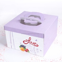 Boîtes à gâteaux 10 pouces, boîte à gâteaux de boulangerie avec fenêtre pour cupcakes, biscuits, beignets, pâtisseries, boîte à gâteaux personnalisée, emballage alimentaire jetable