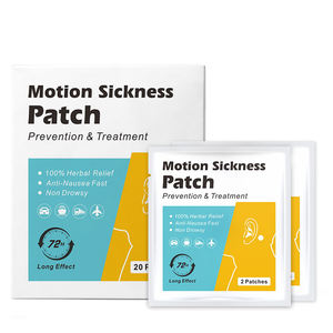 <span class=keywords><strong>2</strong></span> 패치 허벌 제품 오심 및 현기증 통증 완화 패치를 위한 OEM 멀미 패치 - Product Image 3