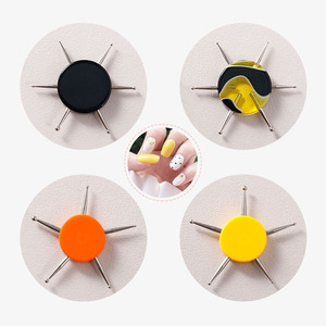 6 in 1 Flying <b>Disc</b> Nail Dotting Pen Multi Use Metal Handle Different Head Drill Points DIY Nail Art Dot Painting Tool - Product Image 5