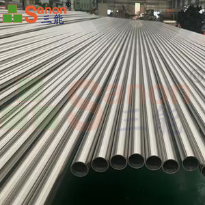 Fabricante de tubos de acero inoxidable soldado SANON Astm A554 <span class=keywords><strong>Aisi</strong></span> 201 <span class=keywords><strong>304</strong></span> tubo redondo de acero inoxidable para sistemas de barandillas - Product Image 2