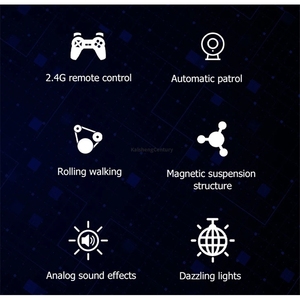 Robot RC 2.4G <span class=keywords><strong>télécommandé</strong></span> avec son, figurine d'action améliorée, robot intelligent BB8, modèle de jouet pour enfants - Product Image 4