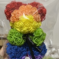 Cadeaux de Noël coloré Rose petit ours PE pour toujours Rose ours anniversaire cadeaux de mariage avec boîte-cadeau