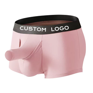 Ropa Interior Masculina Personalizada <span class=keywords><strong>de</strong></span> Fábrica HAGO, Varios Colores, Logotipo Personalizado, Calzoncillos Clásicos Cómodos <span class=keywords><strong>de</strong></span> Algodón <span class=keywords><strong>con</strong></span> Diseño <span class=keywords><strong>de</strong></span> Trompa <span class=keywords><strong>de</strong></span> <span class=keywords><strong>Elefante</strong></span> para Hombre - Product Image 1