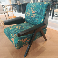Fauteuil de salon de luxe au design vintage, en velours et bois, pour la maison, le salon, l'hôtel, l'appartement, le café, la salle de séjour, fauteuil de détente