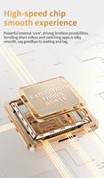 Reloj Inteligente H88 con Tarjeta SIM 4G Android y Cámara para Mujer, Salud Femenina, Control de Acceso NFC, Reloj con Tarjeta SIM 4G Exquisito de 1.65 Pulgadas