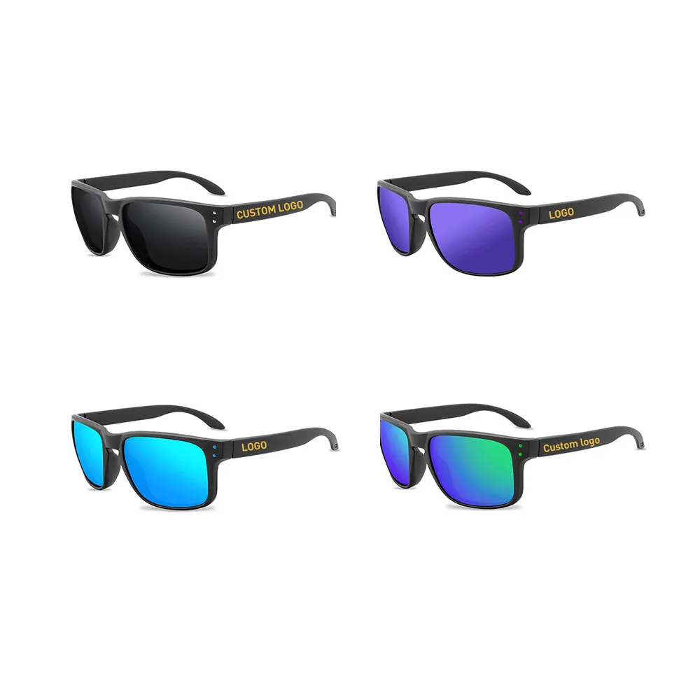 Zonnebril Custom Logo Fashion Zonnebril Voor Mannen Vrouwen Outdoor Sport Shades